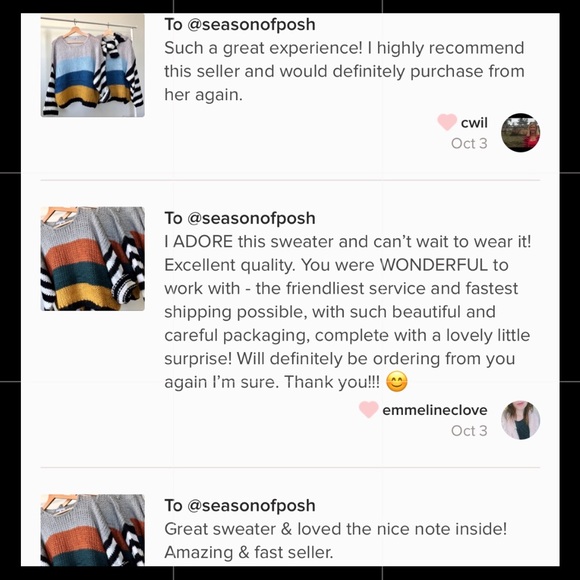 NEW 🍂💙LOVELY KNIT SWEATER - Picture 7 of 7